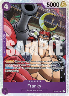 Franky OP09-072 Super Rare Emperors in the New World One Piece Foil Near Mint
