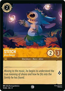 Stitch - Alien Dancer 9/204 Common Fabled Lorcana Near Mint