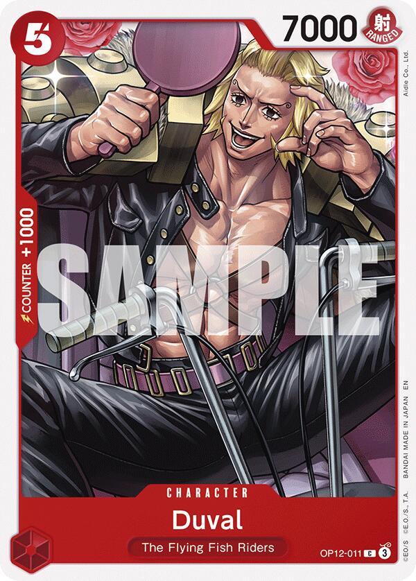 Duval OP12-011 Common Legacy of the Master One Piece Near Mint