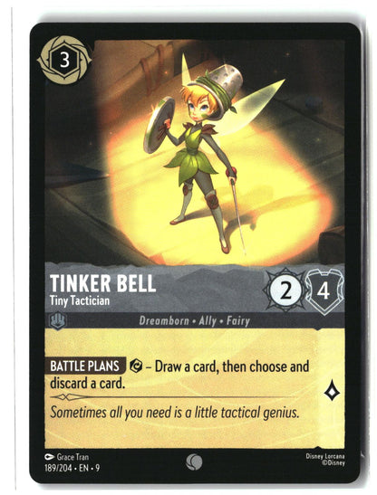 Tinker Bell - Tiny Tactician 189/204 Common Fabled Lorcana Lightly Played