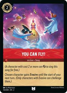 You Can Fly! 133/204 Uncommon Rise of the Floodborn Lorcana Near Mint