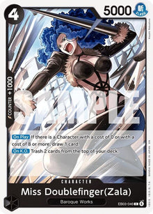 Miss Doublefinger(Zala) EB03-046 Extra Booster: One Piece Heroines Edition One Piece NM