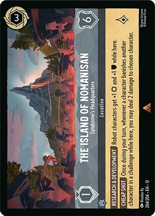The Island of Nomanisan - Syndrome's Headquarters 204/204 Wilds Unknown Lorcana