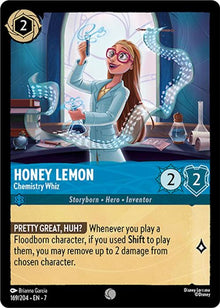 Honey Lemon - Chemistry Whiz 169/204 Common Archazia's Island Lorcana Near Mint