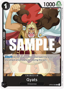 Gyats OP04-080 Uncommon Kingdoms of Intrigue One Piece Near Mint