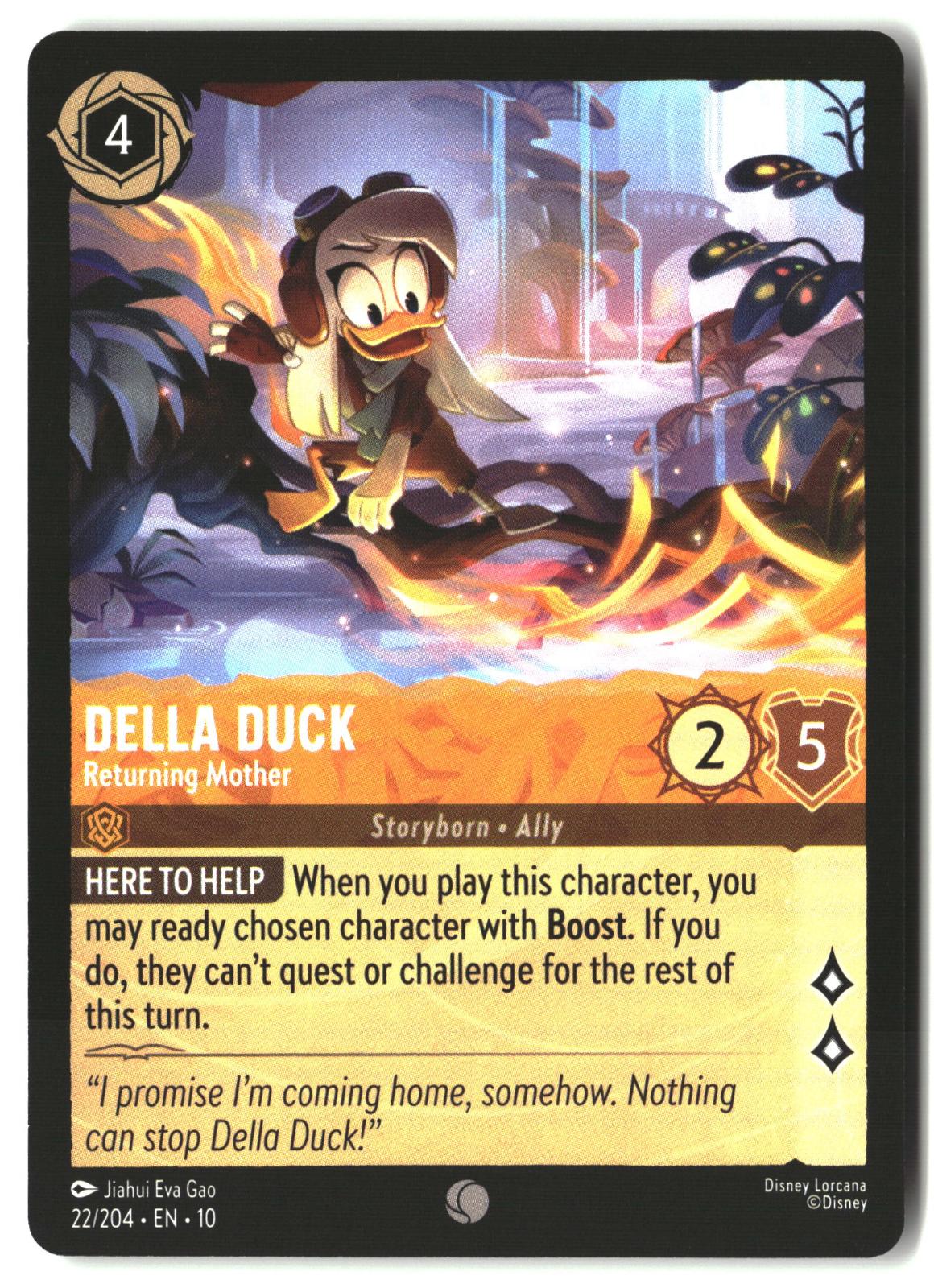 Della Duck - Returning Mother 22/204 Common Whispers in the Well Lorcana LP