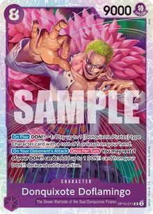 Donquixote Doflamingo OP10-071 Super Rare Royal Blood One Piece Foil Near Mint