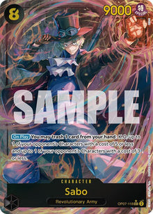 Sabo (Parallel) OP07-118 Secret Rare 500 Years in the Future One Piece Foil NM