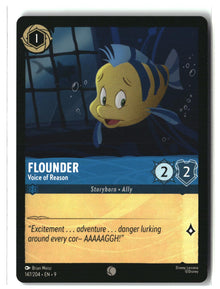 Flounder - Voice of Reason 147/204 Common Fabled Lorcana Lightly Played
