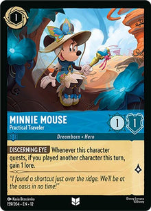 Minnie Mouse - Practical Traveler 159/204 Uncommon Wilds Unknown Lorcana NM