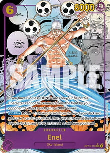 Enel (Manga) OP15-118 Secret Rare Adventure on Kami's Island One Piece Foil NM
