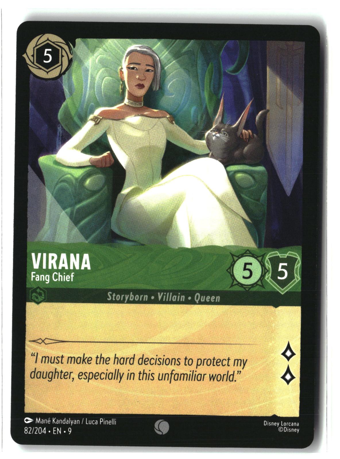 Virana - Fang Chief 82/204 Common Fabled Lorcana Lightly Played