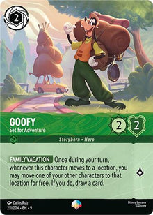 Goofy - Set for Adventure (Epic) 211/204 Epic Fabled Lorcana Holo Near Mint