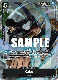 Kaku (080) (Alternate Art) OP03-080 Pillars of Strength One Piece Foil NM