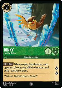 Dinky - Has the Brains 78/204 Common Winterspell Lorcana Near Mint