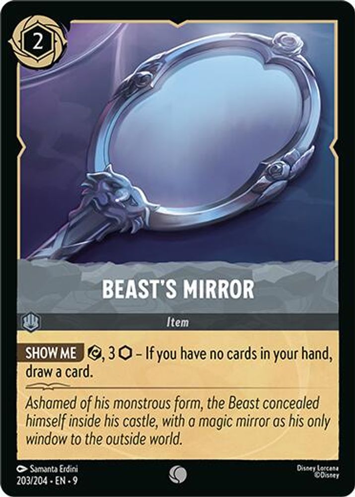 Beast's Mirror 203/204 Common Fabled Lorcana Near Mint
