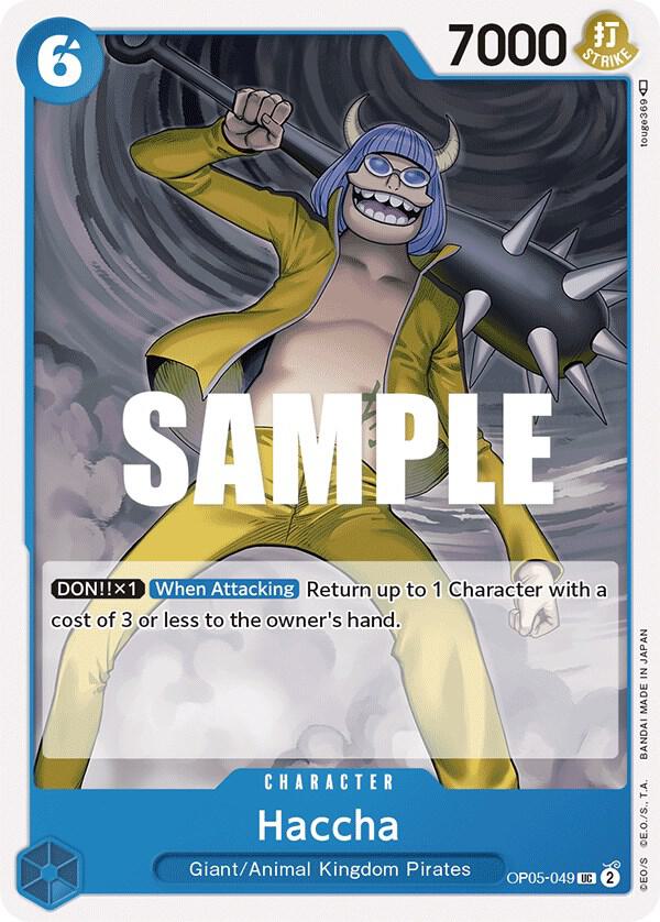 Haccha OP05-049 Uncommon Awakening of the New Era One Piece Near Mint