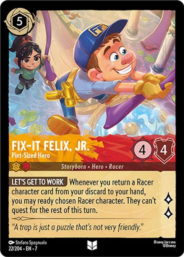 Fix-It Felix, Jr. - Pint-Sized Hero 22/204 Uncommon Archazia's Island Lorcana NM