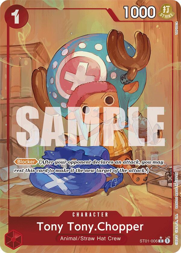 Tony Tony.Chopper (Alternate Art) ST01-006 Premium Booster -The Best- One Piece Foil NM