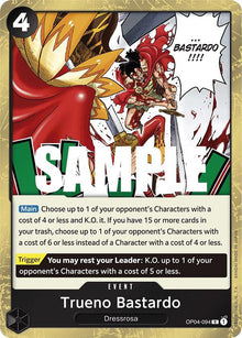 Trueno Bastardo OP04-094 Rare Kingdoms of Intrigue One Piece Foil Near Mint
