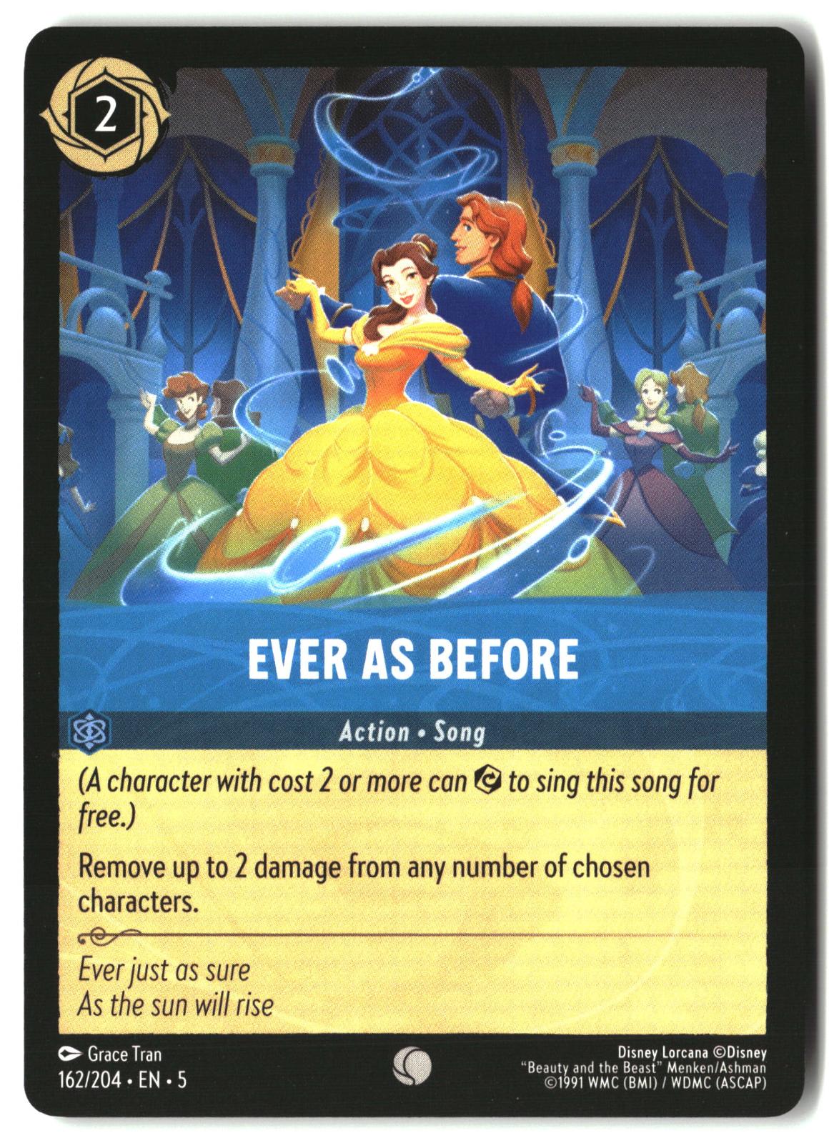 Ever as Before 162/204 Common Shimmering Skies Lorcana Lightly Played