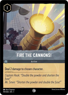 Fire the Cannons! 197/204 Common The First Chapter Lorcana Near Mint
