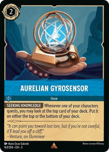 Aurelian Gyrosensor 163/204 Rare Into the Inklands Lorcana Near Mint