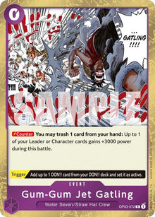 Gum-Gum Jet Gatling (Reprint) OP03-072 Premium Booster -The Best- Vol. 2 One Piece Foil NM
