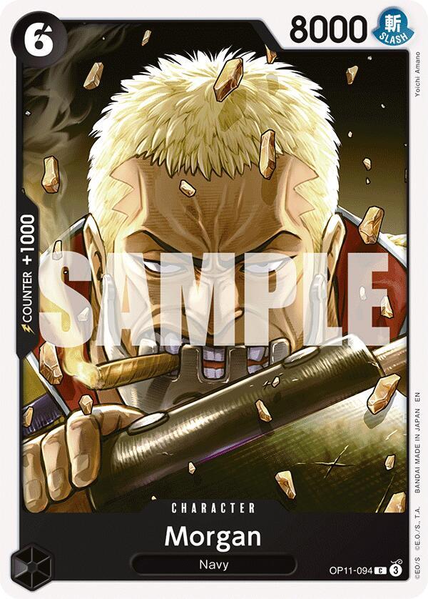 Morgan OP11-094 Common A Fist of Divine Speed One Piece Near Mint