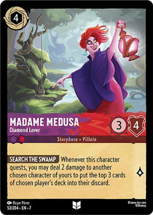 Madame Medusa - Diamond Lover 53/204 Uncommon Archazia's Island Lorcana NM