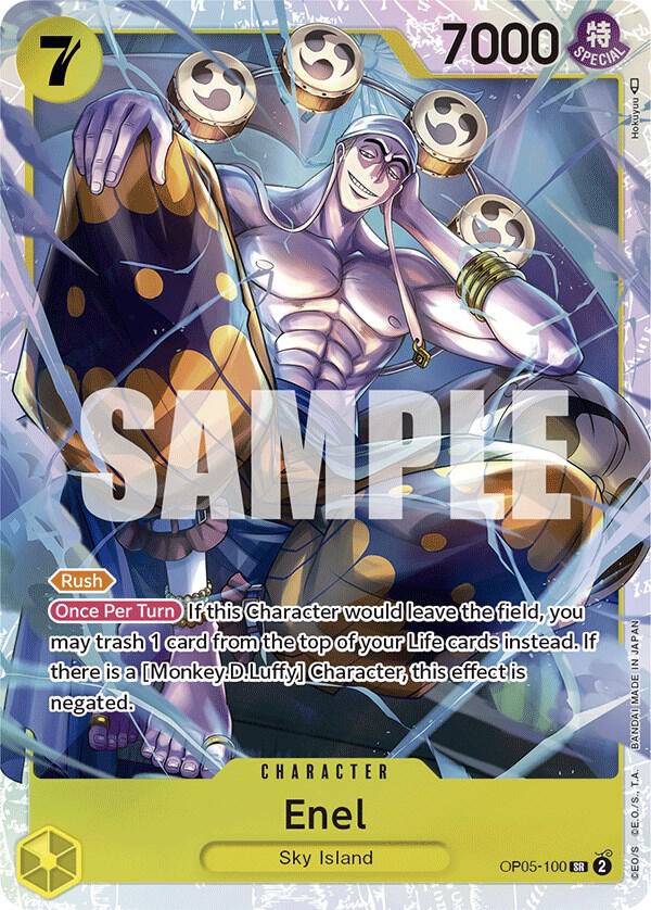 Enel (100) OP05-100 Super Rare Awakening of the New Era One Piece Foil Near Mint