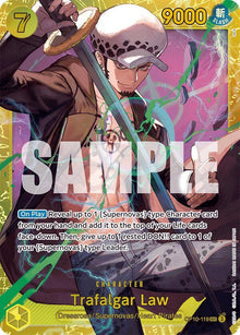 Trafalgar Law (119) OP10-119 Secret Rare Royal Blood One Piece Foil Near Mint