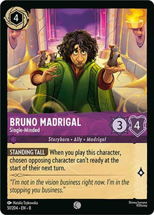 Bruno Madrigal - Single-Minded 51/204 Common Reign of Jafar Lorcana Near Mint