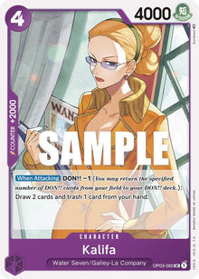 Kalifa (060) OP03-060 Uncommon Pillars of Strength One Piece Near Mint