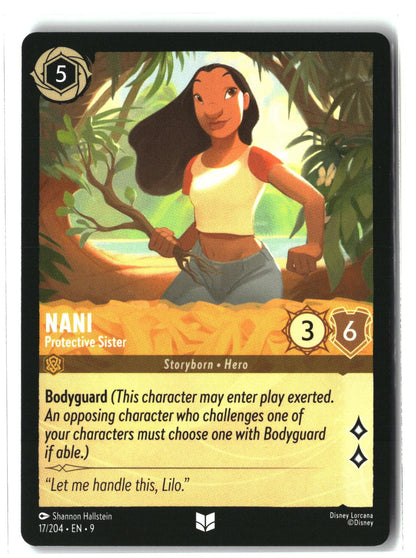 Nani - Protective Sister 17/204 Uncommon Fabled Lorcana Lightly Played