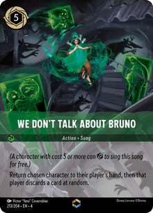 We Don't Talk About Bruno (Enchanted) 213/204 Ursula's Return Lorcana Holo NM