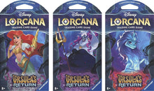 Disney Lorcana: Ursula's Return Sleeved Booster Pack Art Bundle [Set of 3] Ursula's Return Lorcana NM
