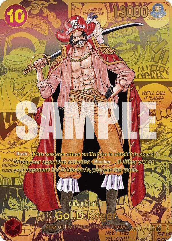 Gol.D.Roger (Manga) OP09-118 Emperors in the New World One Piece Foil NM