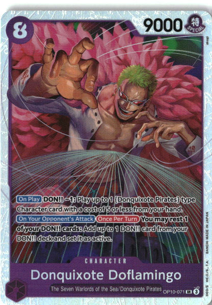 Donquixote Doflamingo OP10-071 Super Rare Royal Blood One Piece Near Mint