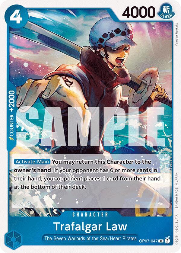 Trafalgar Law (047) OP07-047 Rare 500 Years in the Future One Piece Foil NM