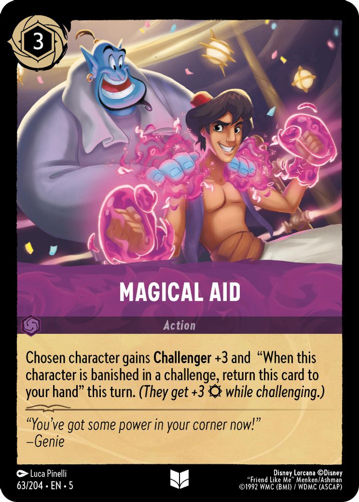 Magical Aid 63/204 Uncommon Shimmering Skies Lorcana Near Mint