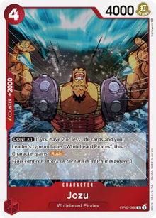 Jozu OP02-008 Rare Paramount War One Piece Foil Near Mint