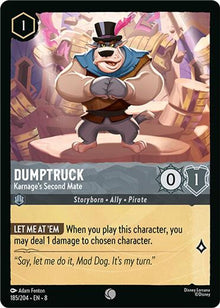 Dumptruck - Karnage's Second Mate 185/204 Common Reign of Jafar Lorcana NM