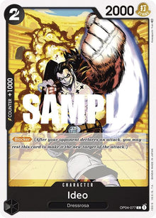 Ideo OP04-077 Common Kingdoms of Intrigue One Piece Near Mint
