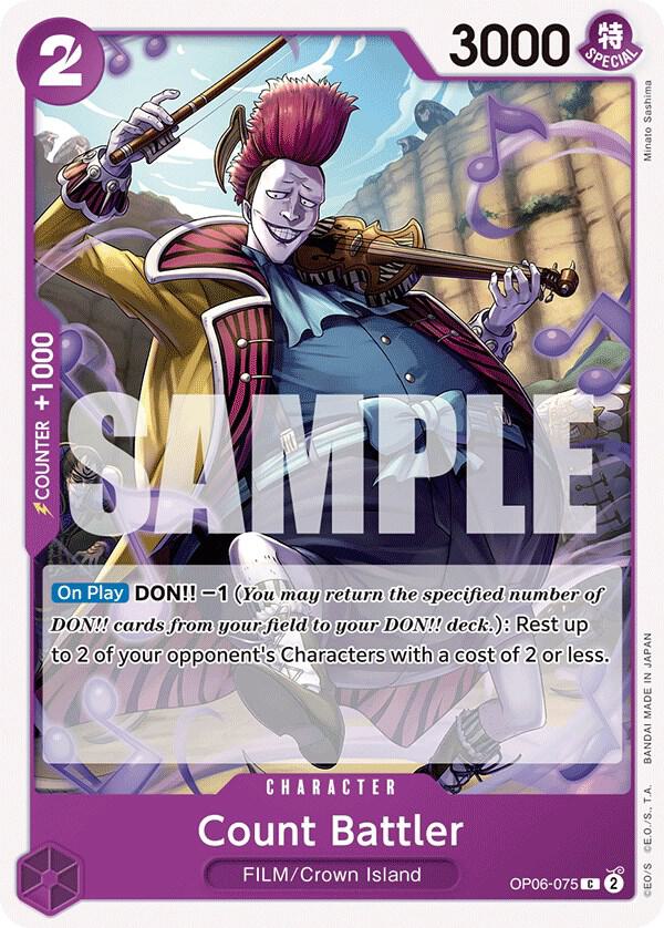 Count Battler OP06-075 Common Wings of the Captain One Piece Near Mint