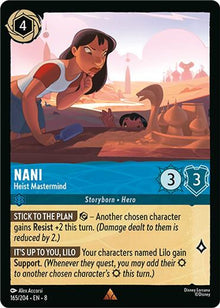 Nani - Heist Mastermind 165/204 Rare Reign of Jafar Lorcana Near Mint