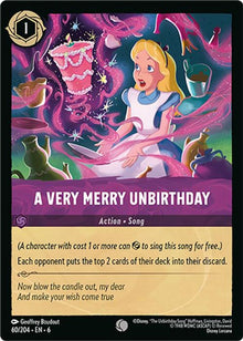 A Very Merry Unbirthday 60/204 Common Azurite Sea Lorcana Near Mint