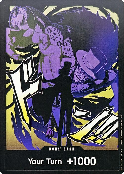 DON!! Card (Rob Lucci) DON!! Premium Booster -The Best- Vol. 2 One Piece NM