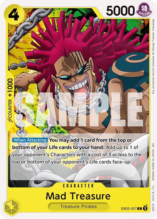 Mad Treasure EB02-057 Common Extra Booster: Anime 25th Collection One Piece NM