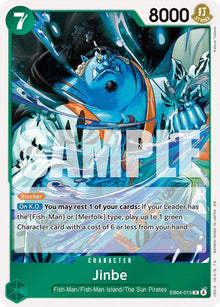 Jinbe EB04-015 Rare The Azure Sea's Seven One Piece Foil Near Mint